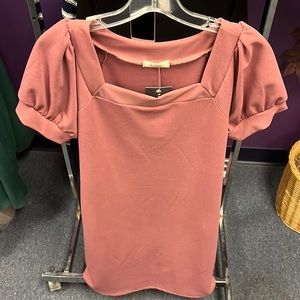 💜Les Amis Pink Short Sleeve Dress S